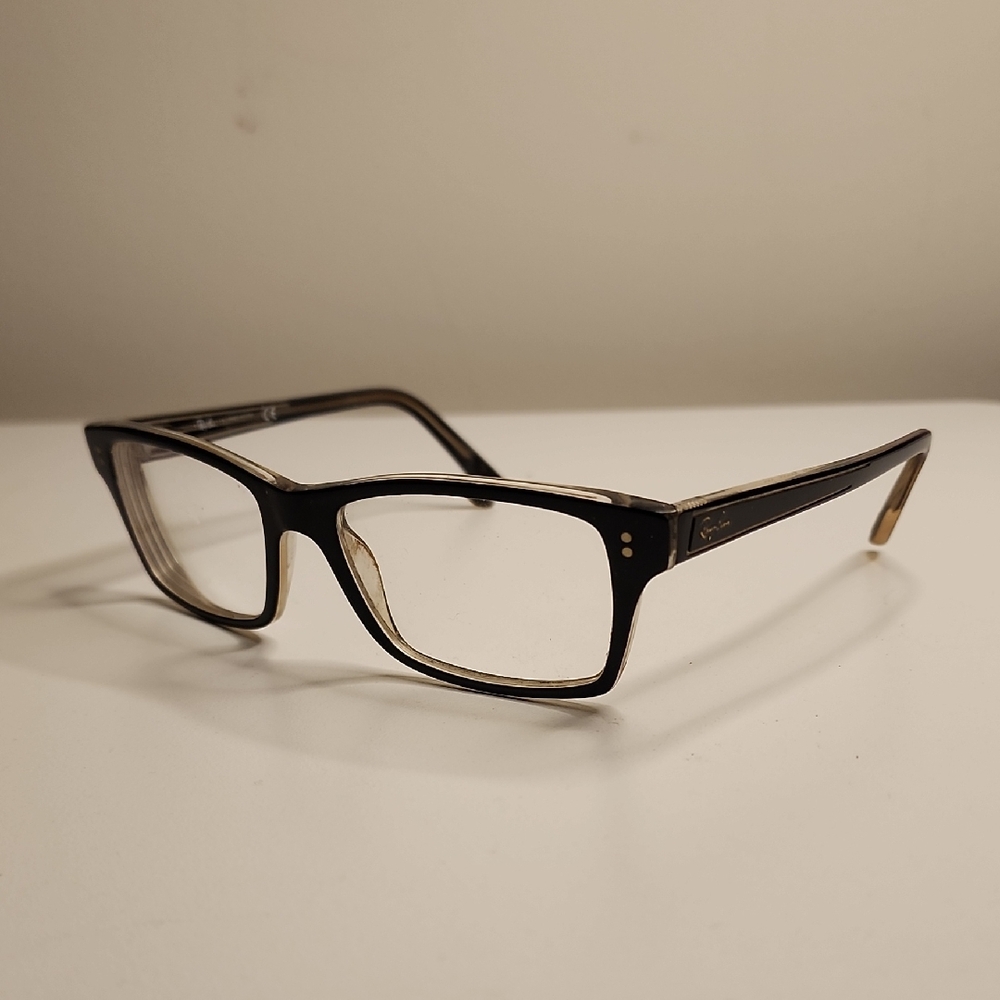 Ray-Ban Black and Gold Eye Glasses